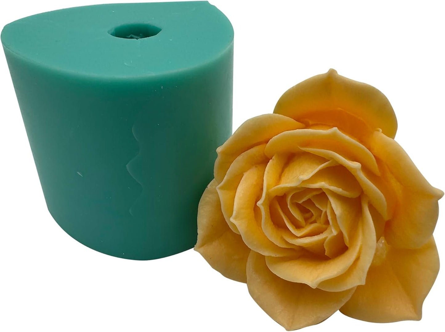 3D Rose Flower Silicone Mold for Epoxy Resin Craft Aroma Gypsum,Handcrafted Soap Candle Wax,Decorated Chocolate Cake Making