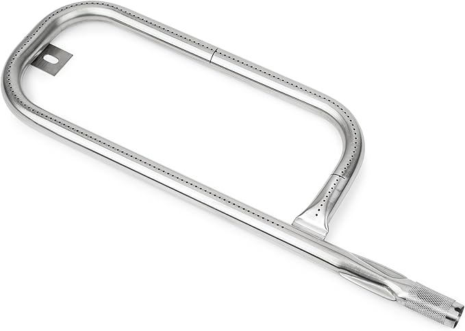 Stanbroil 17 Inch Grill Burner Tube for Weber Q1200, Q1000, Q100, Q120, Baby Q Gas Grill, 304 Stainless Steel 69957 Burner Tube for Weber 386001, 386002, 516002, 516001, 50060001, 51060001