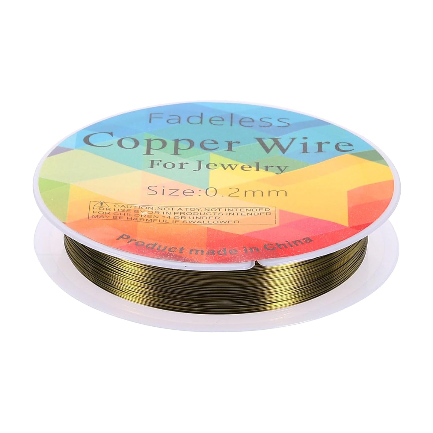 HARFINGTON 82ft Jewelry Wire, 32 Gauge (0.2mm) Brass Craft Soft Metal Tarnish Resistant Copper Beading Wire for Jewelry Making Supplies Crafting, Ancient Blue