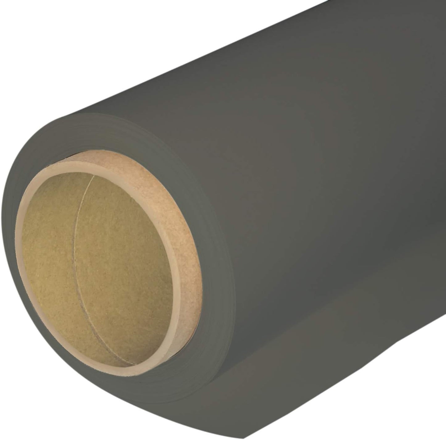 Seamless Photography Background Paper Roll, Grey Photo Paper Backdrop for Photography, Video and Streaming (107''x16' Thunder Grey)