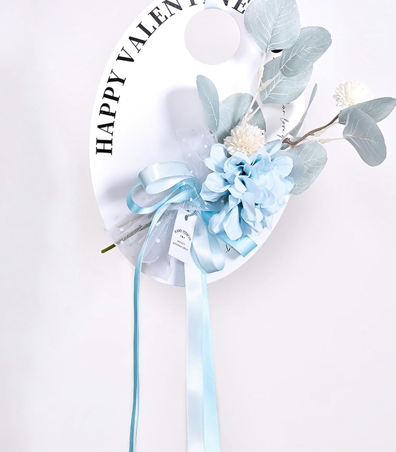 1" x 100 Yards Sky Blue Polyester Satin Ribbon Single Faced Bulk Fabric Ribbons for Gift Wrapping, Crafting, Bows Making, Flower Bouquet, Wedding, Home Decor