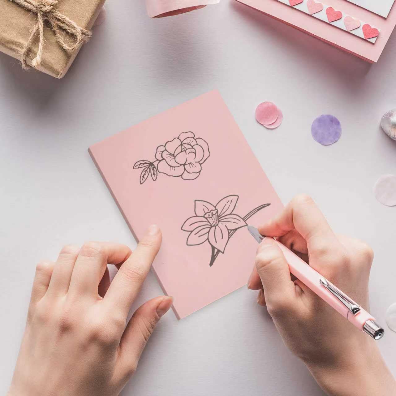 12 Pack 4"x6" Pale Pink Rubber Stamp Carving Blocks Pink Rubber Carving Blocks Linoleum Block for Stamp Maker Printmaking Supplies