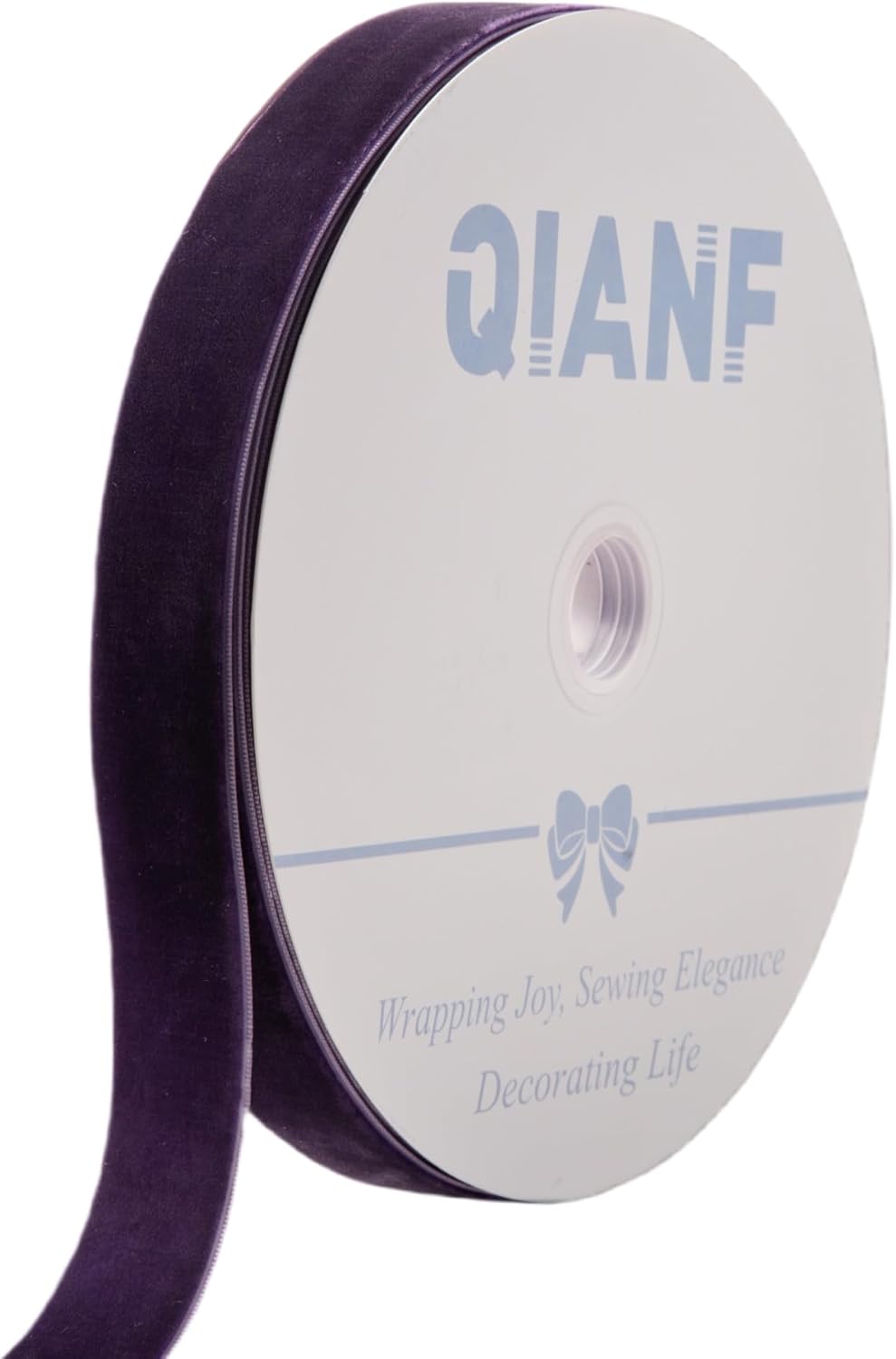 Vintage Purple Velvet Ribbon, 1 Inch X 25Yd