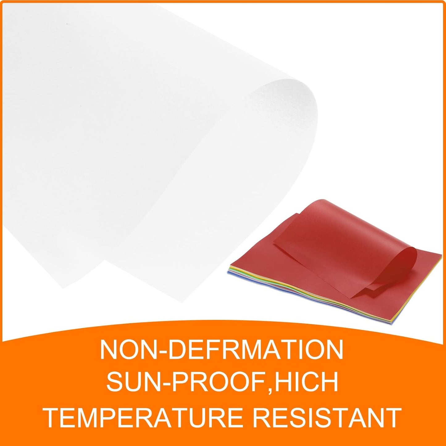 MECCANIXITY Colored Vellum Paper, 50 Sheet White Transparency 11.7 x 8.2 Printable Vellum Paper, Translucent Vellum Sheets for Printing Wedding Invitations, Ink Jet Laser Printer