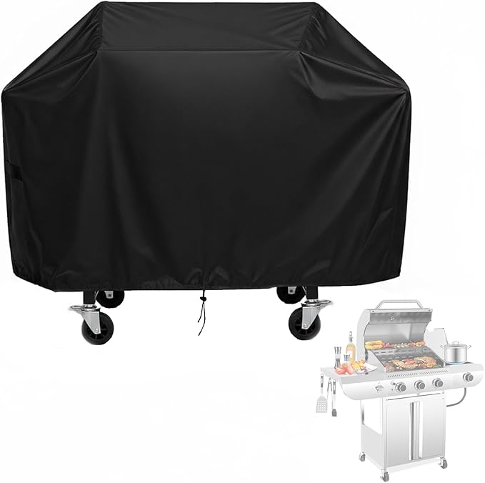 Grill Cover for Electactic 3-Burner Propane Gas Grill, Waterproof Outdoor Covers for Propane Gas BBQ Grill - 22.5" D x 49" W x 43" H