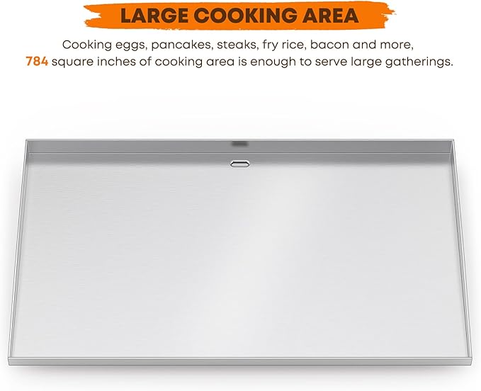 Stanbroil Stainless Steel Griddle Replacement Top for Royal Gourmet GB4000 GB4002 36" 4-Burner Gas Grill, Flat Top Griddle for Royal Gourmet Grill