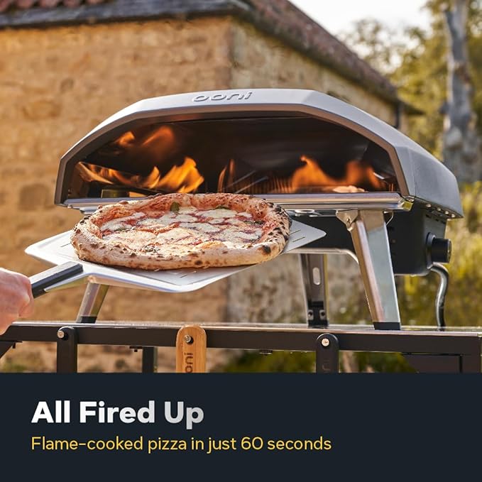 Ooni Koda 16 Natural Gas Pizza Oven – 28mbar Natural Gas Outdoor Oven, Makes 16 Inch Pizzas