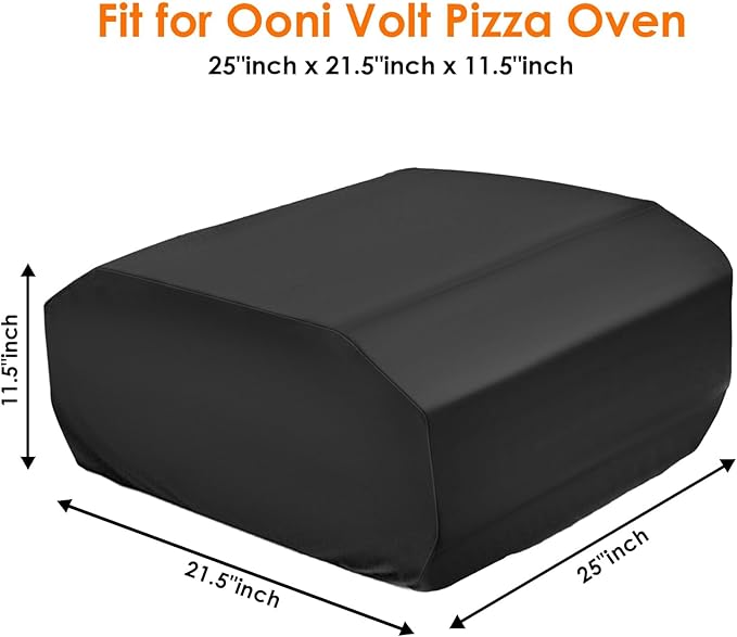 Pizza Oven Cover for Ooni Volt 12/2,TwoPone Waterproof Pizza Oven Accessories Carry Cover for Outdoor