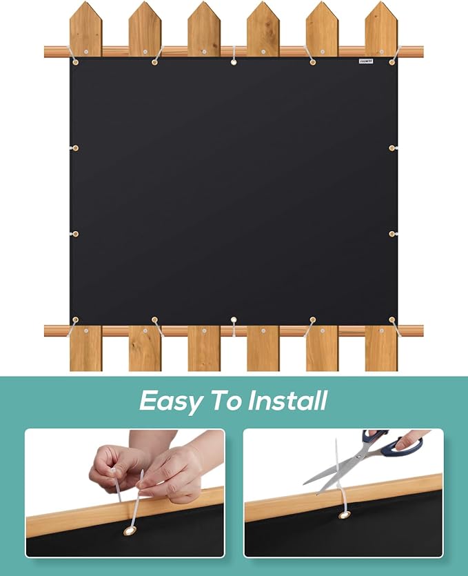 Heat Shield Behind Grill 3'x6' Heat Shield Mat for Deck Fence, Railing, Grill and Refrigerator, Heavy Duty Fireproof Cover and Screen Protect Deck Railing from Grill