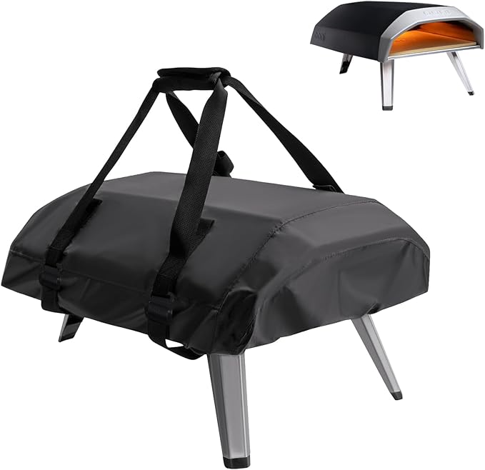 Pizza Oven Cover for Ooni Koda 12 Gas Pizza Oven, Waterproof 600D Heavy Duty Carry Cover, Portable Bag with Strap Design