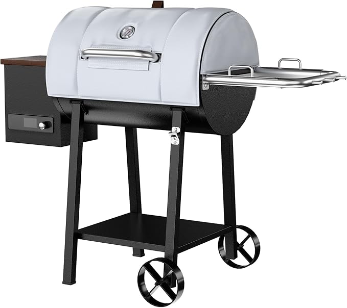 Grill Thermal Insulated Blanket for Pit Boss PB440D2 Wood Pellet Grill, 440 Series fits Pit Boss Mahogany 440 Deluxe 440FB1 Wood Pellet Grill Smoker Insulation Blanket for Winter Cooking