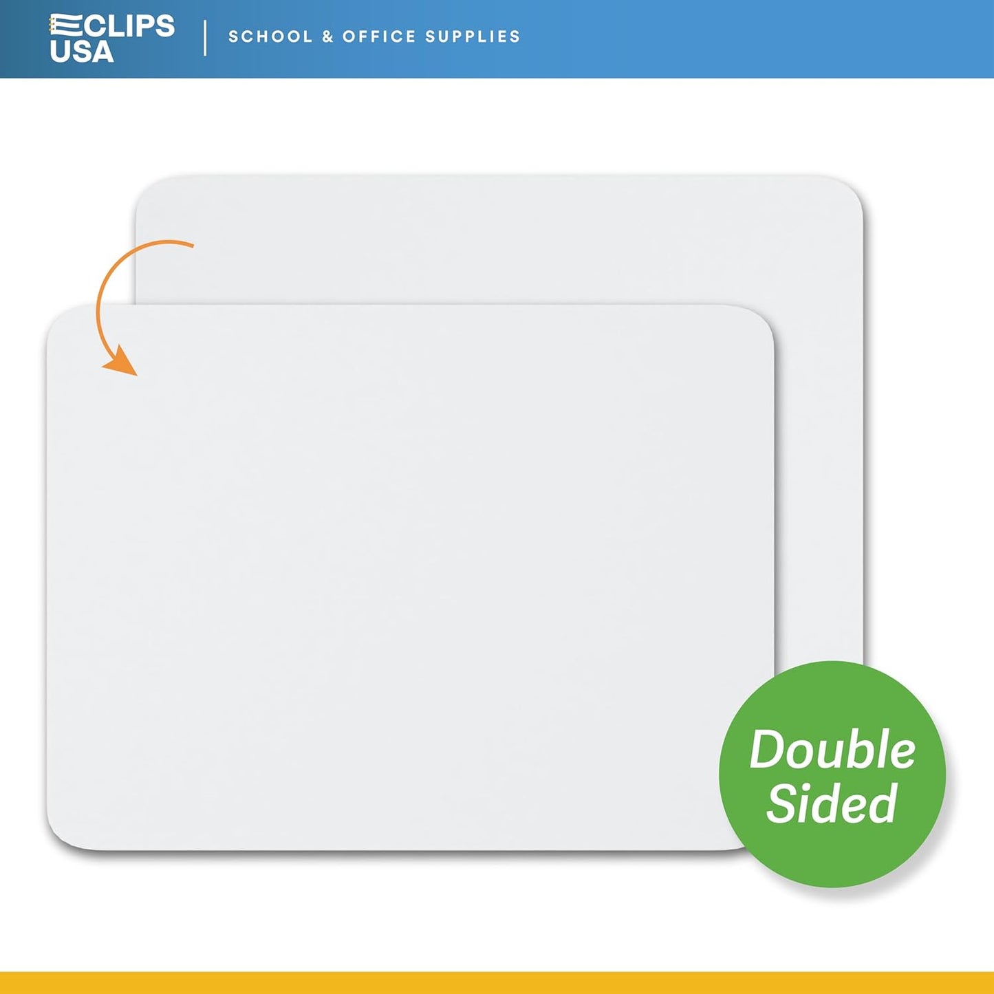 Dry Erase Board, Dry Erase Lap Boards (with 12 Markers & 12 Erasers), Small White Boards Dry Erase, White Board Mini, 9” x 12” Double Sided (48 Pack)