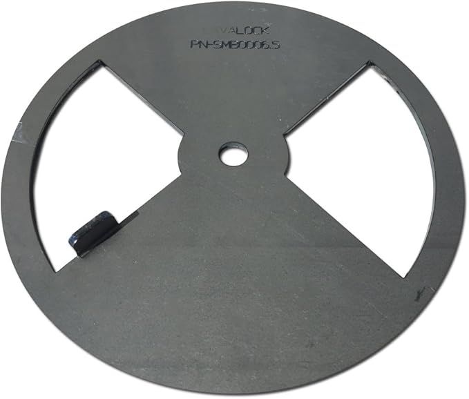 LavaLock® Smoker Pinwheel bbq air damper pit grill vent, STEEL 4 6 8 12 (6" diameter)