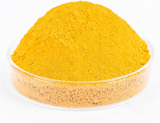 GOODTAKE Concrete Pigment Powder, Yellow Iron Oxide Cement Dye for Pastel Tile Paint, Mortar, Grout (Yellow, 8 oz)