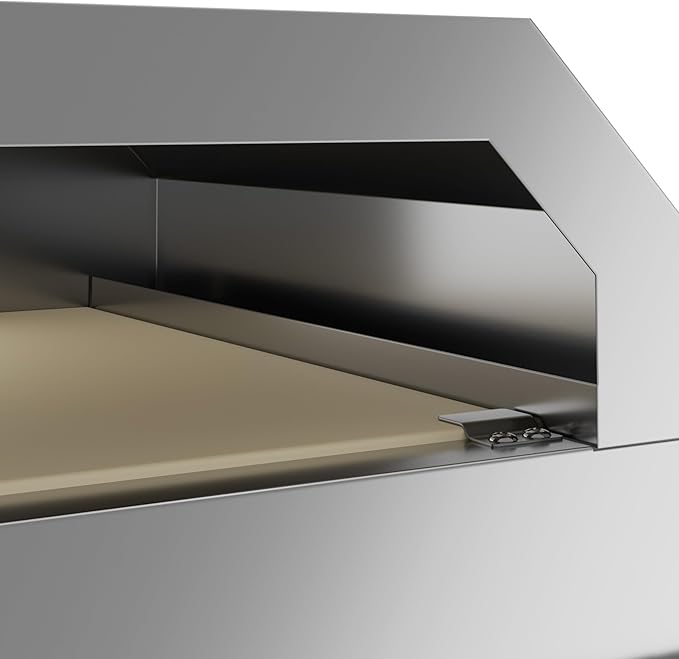 KoolMore 72 in. Commercial Outdoor Propane Gas Grill with 36 in. Pizza Oven, ETL Listed in Stainless-Steel (CGKIT7-P36)