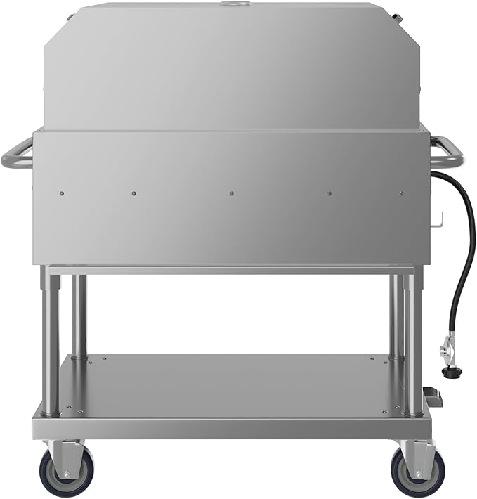KoolMore 36 in. Commercial Outdoor Propane Grill With Pizza Oven, ETL Listed in Stainless-Steel (CGKIT3-36P)