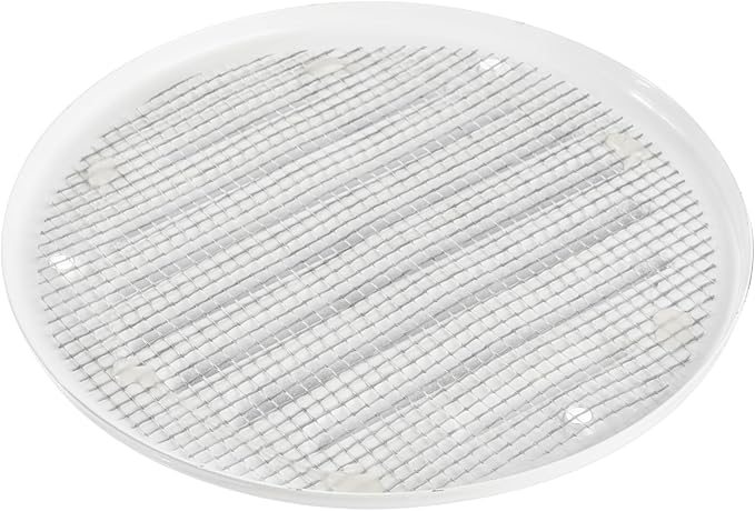 Square Ventilation Grille / 5" Inch Inside Measurement/White Metal Air Vent Louver - Inside/Outside use/Ø 5.25" Inch Outer Measurement