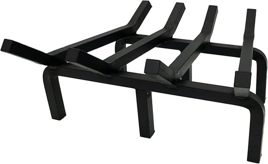 SteelFreak Super Heavy Duty Steel Fireplace Grate - Made in The USA (18 Inch)
