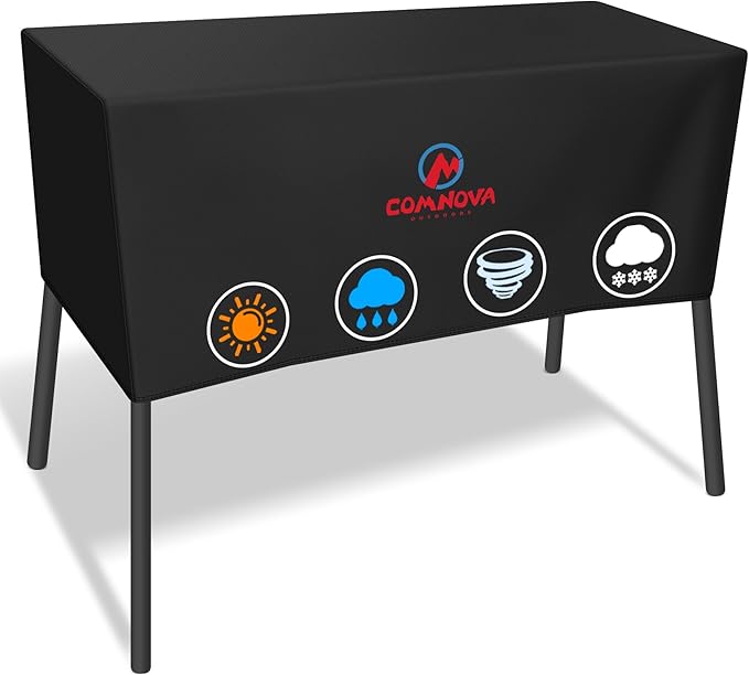 Comnova Grill Cover for Camp Chef 2 Burner Stoves - 600D Outdoor Camping Stove Cover Heavy Duty & Waterproof, 2-Burner Griddle Covers for Camp Chef Explorer EX60LW, EX60P, EX280LW, YK60LW and More