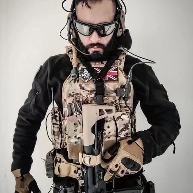YAKEDA Quick Release Tactical Outdoor Vest for Adult