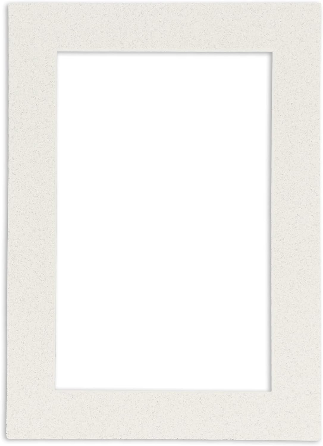 Pack of TEN 11x14 Mats Bevel Cut for 8.5x11 Photos - Acid Free Oyster Shell White Precut Matboards For Pictures, Photos, Framing - 4-ply Thickness