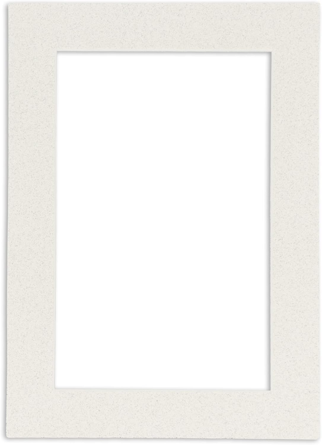 Poster Palooza 11x14 Mat Bevel Cut for 8.5x11 Photos - Acid Free Oyster Shell White Precut Matboard - for Pictures, Photos, Framing - 4-ply Thickness