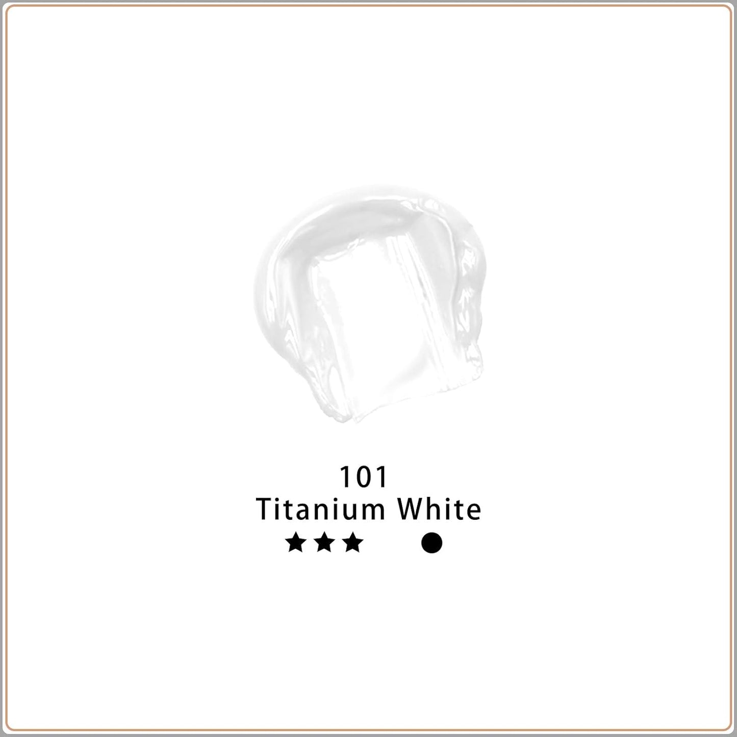 Artecho White Acrylic Paint, Titanium White Paint (120ml / 4.05oz) Tubes, Art Craft Paints for Canvas Painting, Rock, Stone, Wood, Fabric, Art Supplies