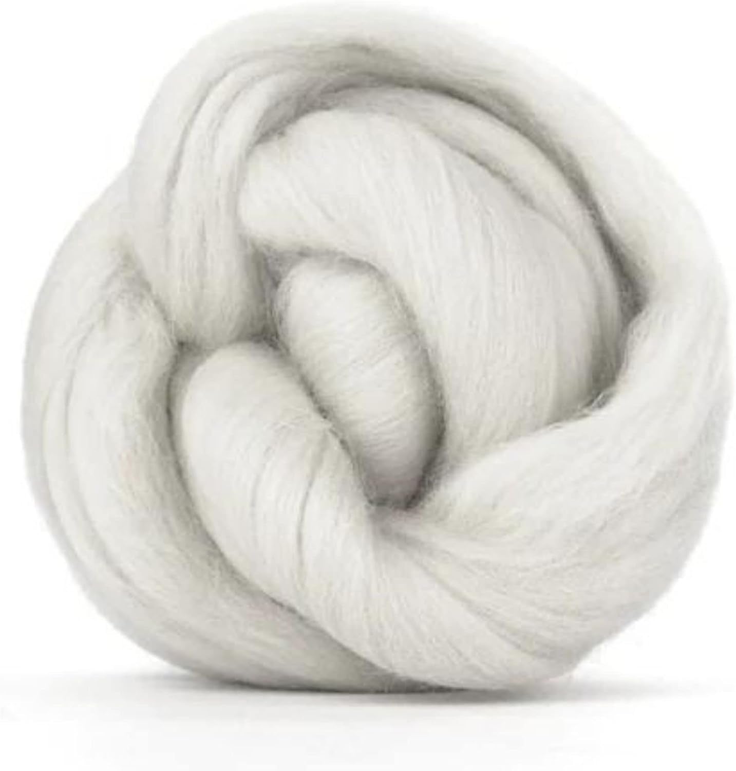 Revolution Fibers Merino Wool Roving | Premium Combed Wool Top | 22 Micron, Perfect for Felting Projects, Spinning, Wall Hangings and Tapestry (Lightning)