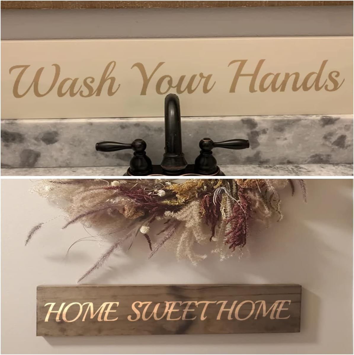 1 Inch Alphabet Letter Stencils for Painting - 70 Pack Letter and Number Stencil Templates with Signs for Painting on Wood, Reusable Cursive Letters Stencils for Chalkboard Wood Signs & Wall Art