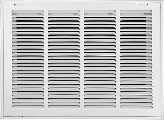 20"W x 14"H [Duct Opening Size] Steel Return Air Filter Grille - Removable Face/Door for 1 inch Filters -HVAC Vent Cover Grill - White [Outer Dimensions: 22 5/8"W X 16 5/8"H]