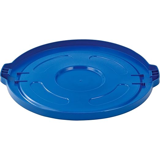 Global Industrial 55 Gallon Garbage Can Lid, Blue