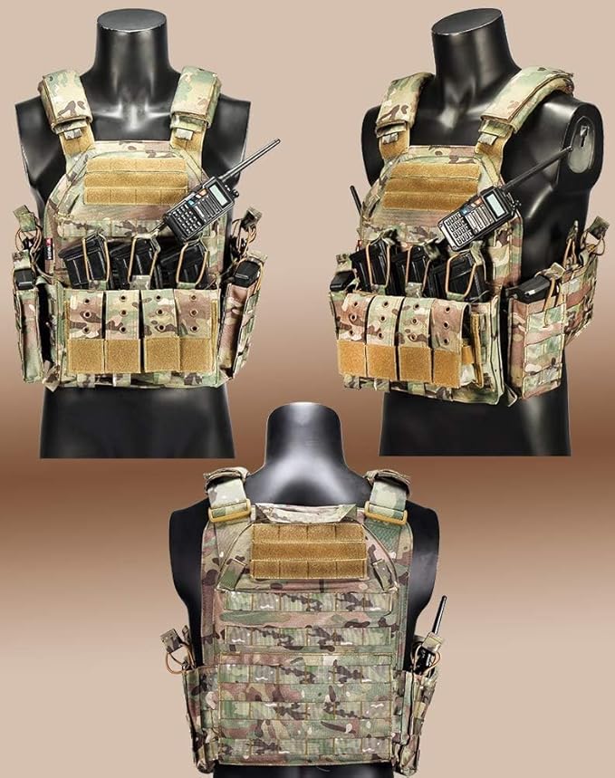 BOMTURN Upgrade Tactical Airsoft Outdoor Vest