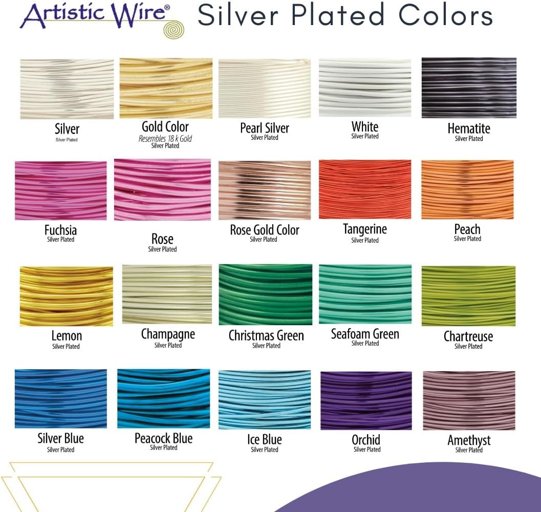 Artistic Wire, 18 Gauge Tarnish Resistant Colored Copper Craft Wire, Antique Brass, 15 yd