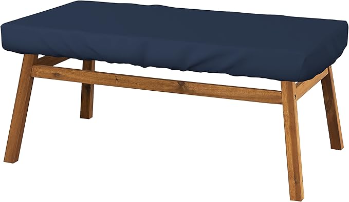 Covers & All Rectangle Table Top Cover, 12 Oz Waterproof UV & Weather Resistant Patio Table Cover, Outdoor Table Cover for Patio Furniture (100" L x 50" W x 5" H, Blue)