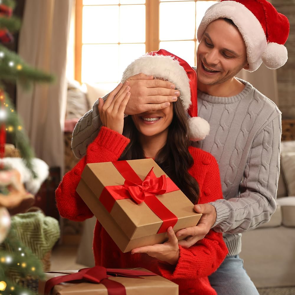 5/8" x 100 Yards Satin Ribbon - Royal Blue Silk Ribbon with Spool - Ideal for Gift Wrapping, Floral Bouquets, Crafts, Wedding Party Decorations, Christmas and Sewing Projects