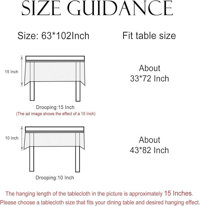 Designer Linen Long Rectangle Tablecloth,Vintage William Morris Wrinkle Resistant Floral Table Cloth,Decor Table Cover for Kitchen,Dining,Thanksgiving,Christmas,63"*102"-Dorodango B