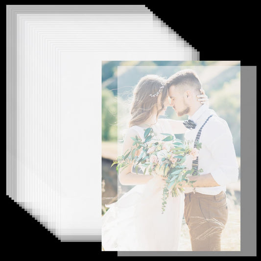 Benvo Vellum Paper Sheets 150-Pack, Printable & Traceable for Elegant Wedding Invitations, Photo Overlays, DIY Party Invites & Crafts Drawing(Translucent, 5 x 7 Inch)