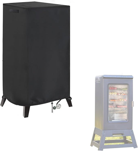 Smoker Cover Fit for East Oak Ridgewood Pro 30" Electric Smoker, Waterproof Grill BBQ Cover Vertical Smoker Covers-19 D x 18" W x 45" H