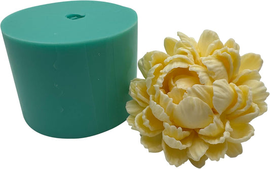 3D Chrysanthemum Flower Candle Wax Silicone Mold, DIY Resin Epoxy Flower Craft Molds Aroma Gypsum Polymer Decoration Arts Silicone Mould