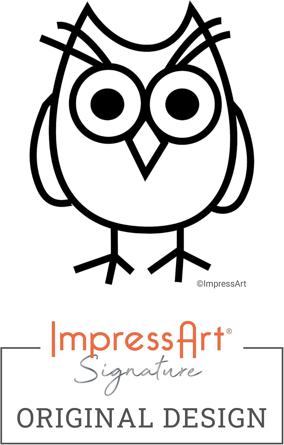 ImpressArt - Hootie Metal Stamp Owl Design Steel Punch for Creative Jewelry Making & DIY Projects, 6mm