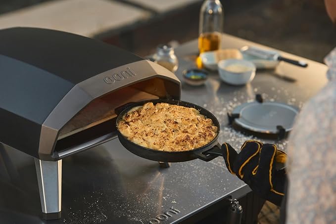 Ooni Koda 2 Gas Pizza Oven – 14" Outdoor Pizza Oven Cooks Pizza in 60 Seconds, Includes 28 mBar Regulator and Gas Hose, Propane Grill Reaches 950°F - Black