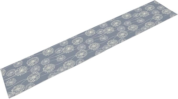 Dandelions Farmhouse Table Runner,Vintage Summer Fall Rustic Country Table Runner for Kitchen Coffee Dining Table Holiday Home Party Decor 13x120in