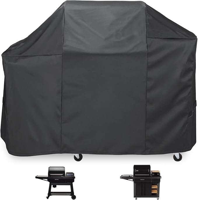 ZJYWSCH Grill Cover for Traeger New Timberline TBB86RLG, New Ironwood TFB61RLG Pellet Grills Waterproof Traeger Timberline Ironwood Pellet Grill Cover BAC638 BAC646