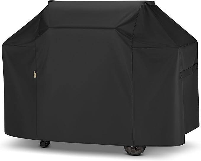 Arcedo Grill Cover 65 Inch Compatible with Weber Genesis II 400 Series and LX 400 Series Gas Grill, Waterproof Heavy Duty Outdoor 4 Burner Fade Resistant BBQ Cover, Compared to 7131