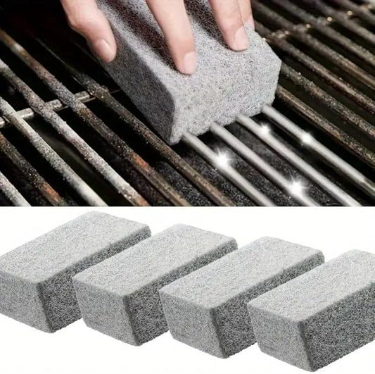 Grill Cleaning Brick & Pumice Stone for BBQ Grills, Flat Top Griddles, Stoves & Ovens | Heavy Duty Griddle Cleaner for Grease, Rust & Stubborn Residue | Pumice Stone Grill Cleaning Tools
