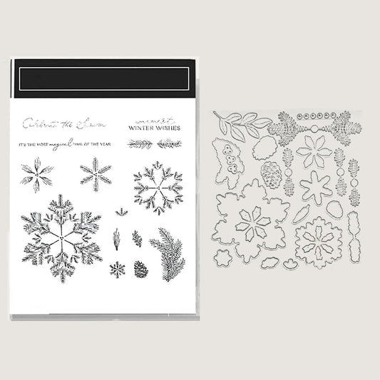 2025-2026 Stamps and Dies for Card Making, Stamps and Dies Set 2025 for Christmas and Halloween, Die Cut DIY Various Festivals Album Scrapbooking Birthdays Greeting Card (M4336)