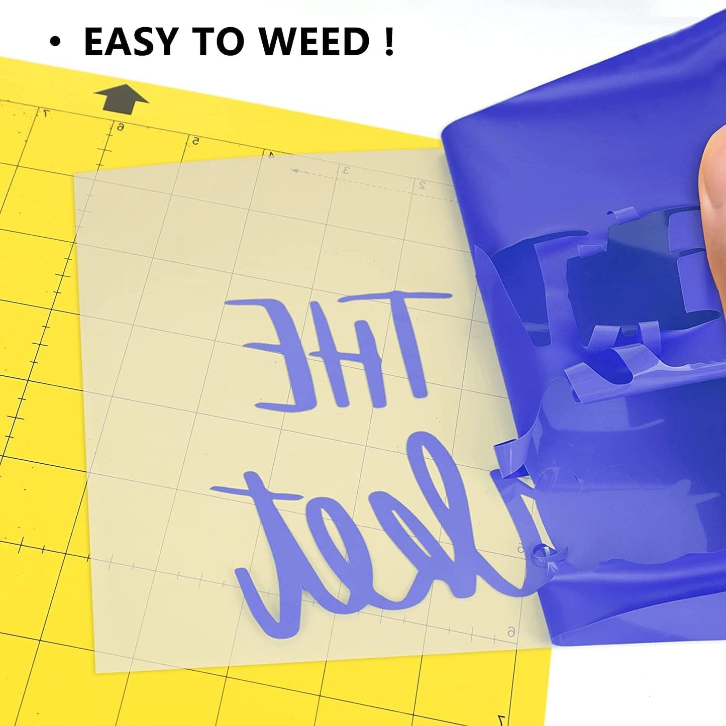 HTV Iron on Vinyl 12Inch by 12ft Roll Heat Transfer Vinyl for T-Shirt HTV Vinyl Rolls for All Cutter Machine - Easy to Cut & Weed for Heat Transfer Design (12ft, Blue)