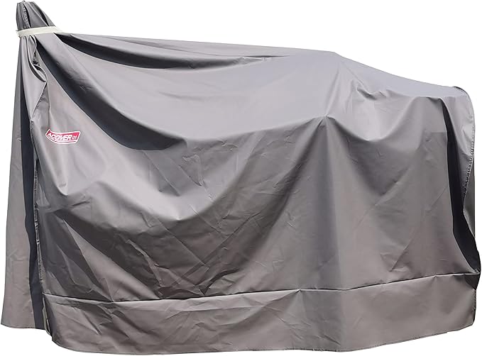 Heavy Duty Grill Cover for Charcoal Offset Smoker Cover, Fade and UV Resistant, Fits Char-Broil, Dyna-Glo, Royal Gourmet, Char-Griller and More Brown