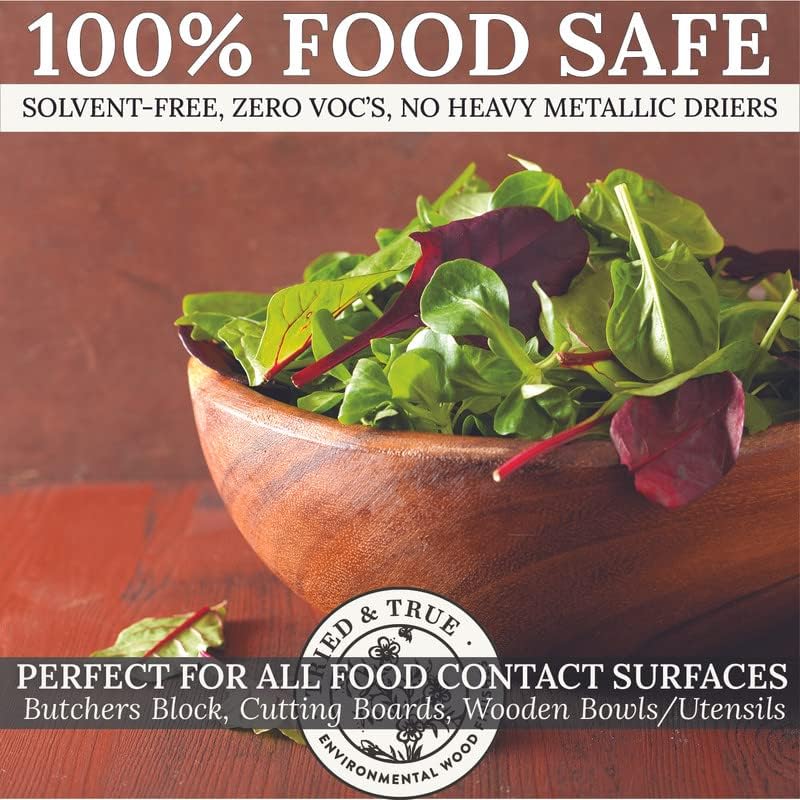 Tried & True Superior Varnish Oil Wood Finish, Gallon - Natural Pine Resin & Linseed Oil, Ideal for Interior Furniture, Tables, Countertops - Non-Toxic, Scratch Resistant & Durable