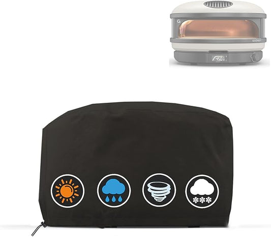 Pizza Oven Cover for Gozney Arc XL, Heavy Duty 600D Waterproof Outdoor Table top Pizza Oven Accessories for Gozney Arc XL Gas Pizza Oven Cover Black